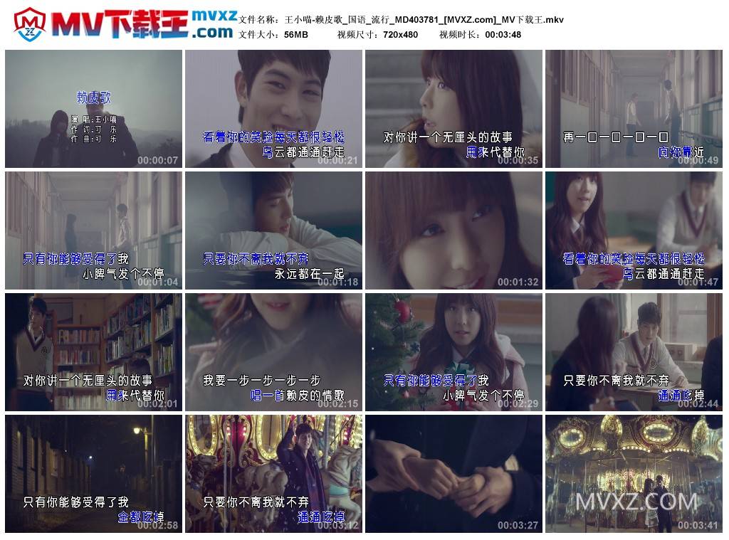 王小喵-赖皮歌_国语_流行_MD403781